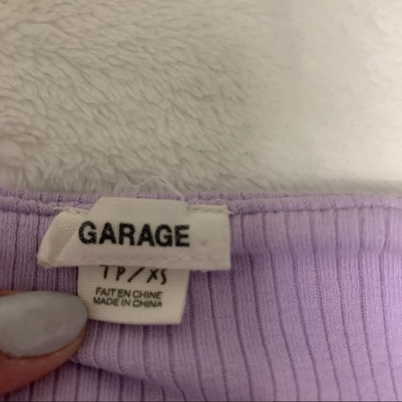 Garage Lilac Tube Top - XS - Picture 3 of 3